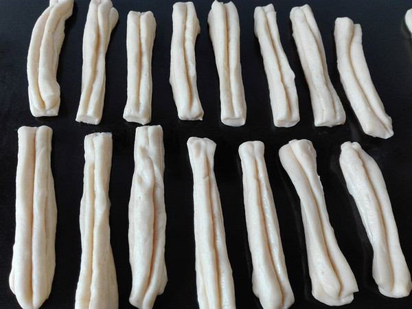 Custard Fried Dough Sticks recipe