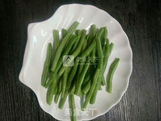 Fried Beans with Minced Meat recipe