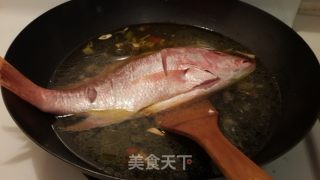 Olive Boiled Fire Fish recipe