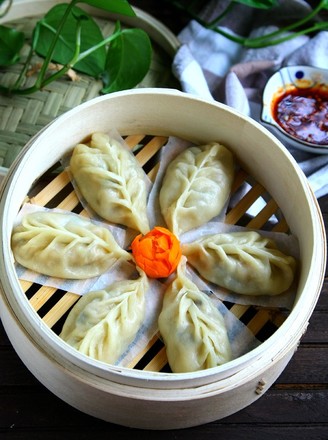 Steamed Dumplings with Willow Leaves recipe