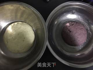 [northeast] Two-color Bean Paste Buns recipe