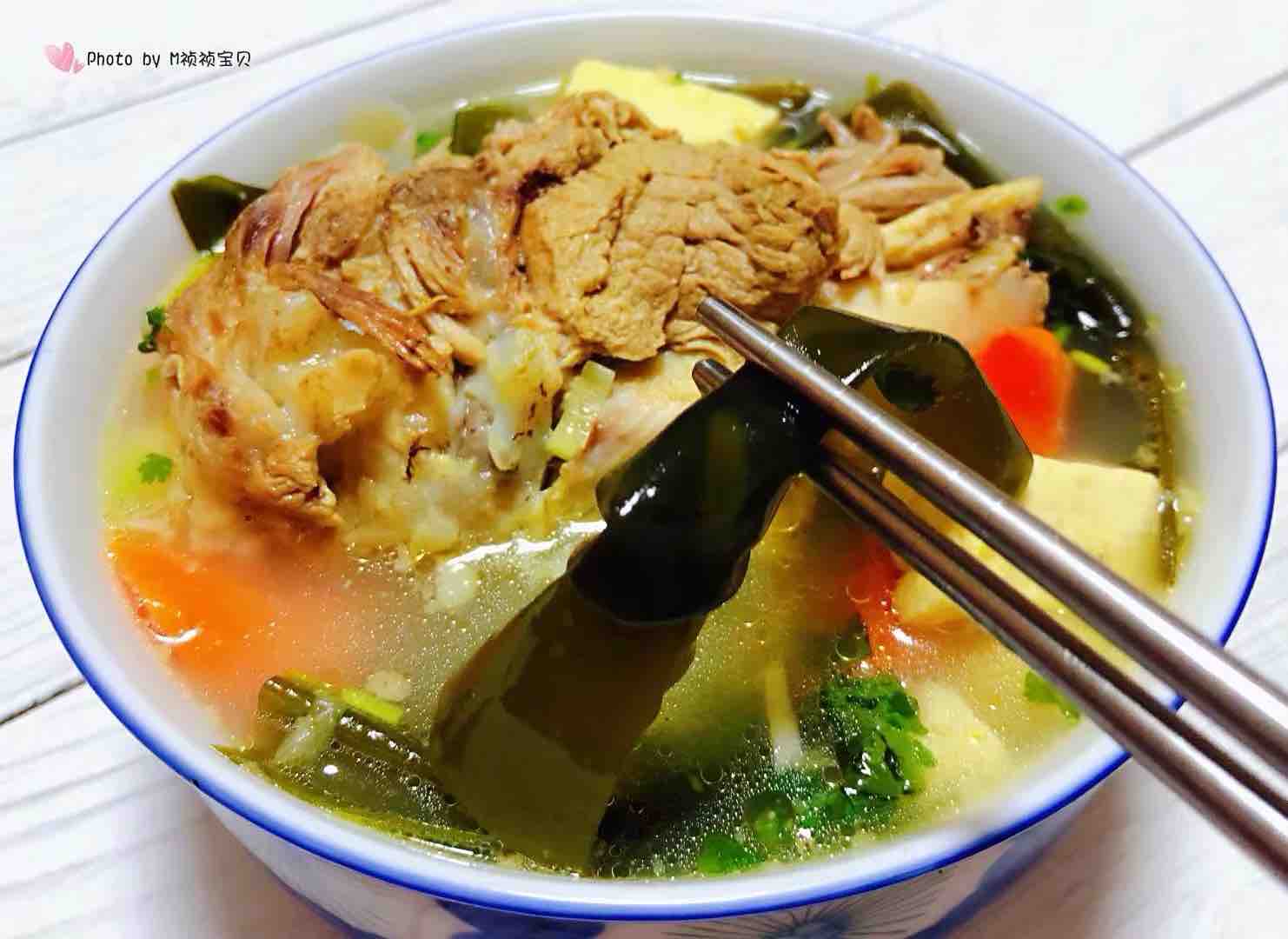 Seaweed Tofu Soup recipe