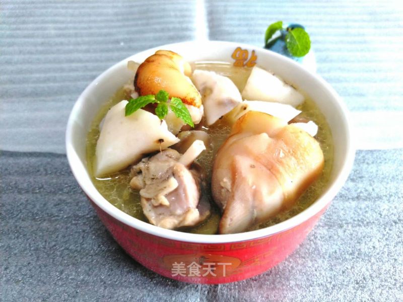 Pig's Trotters Stewed with Yam Soup recipe