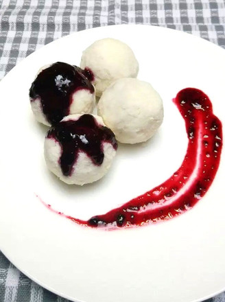 Blueberry Yam Ball recipe