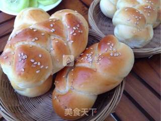 #aca烤明星大赛#[milk Twist Buns] recipe