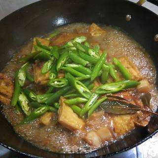 Pork Belly Stew with Tofu recipe