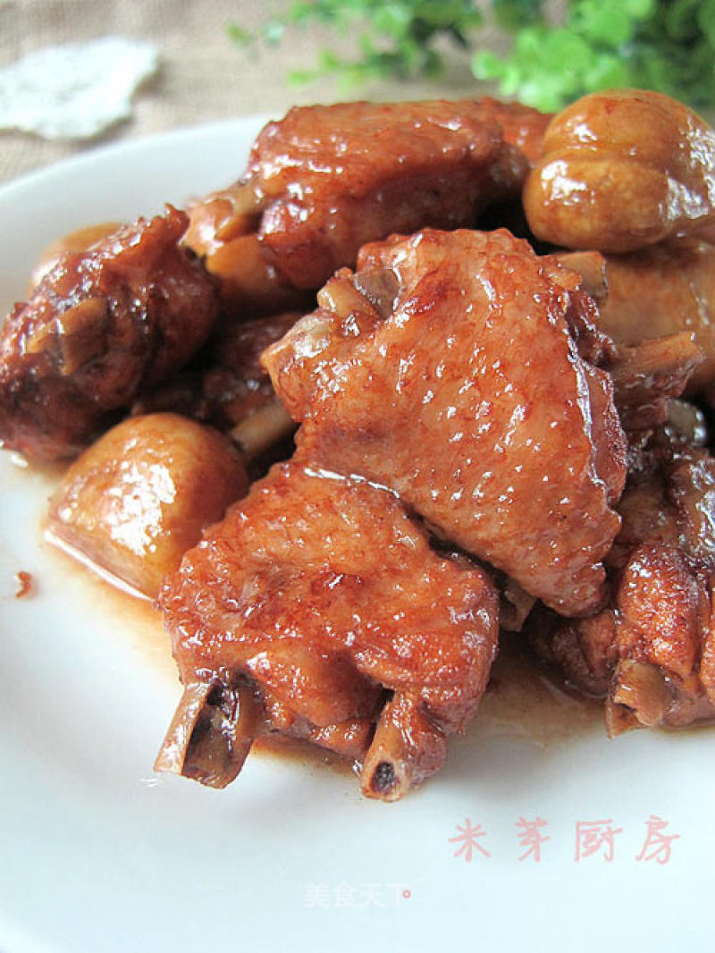 Meat: Chinese Chestnut Roasted Chicken Wings recipe