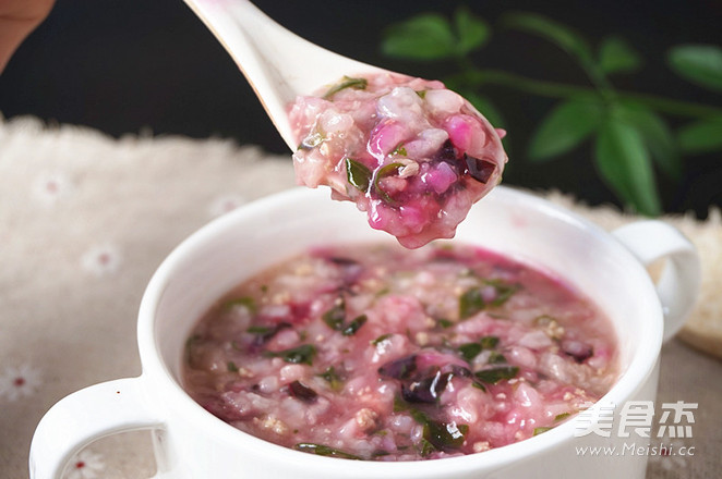 Amaranth Porridge with Minced Meat recipe