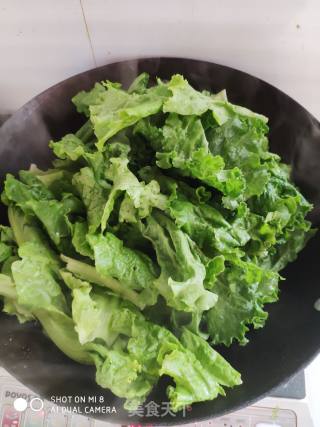 Lettuce in Oyster Sauce recipe