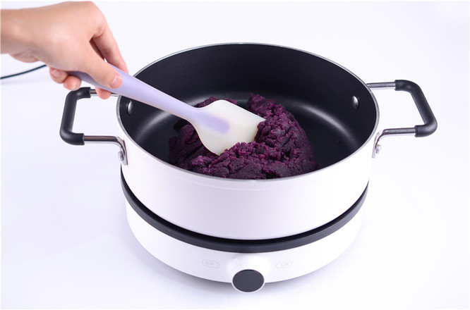 Crystal Purple Sweet Potato Mooncake recipe