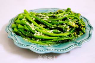 Boiled Garlic Choy Sum recipe