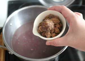 Japanese Style Brown Sugar Red Bean Dumpling Ice recipe