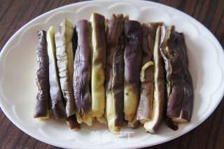 Eggplant Strips with Garlic recipe