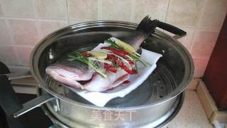 Steamed Sea Bass - Light at The End of The Holiday recipe