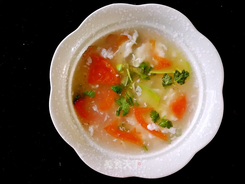 Tomato Meringue Slice Soup recipe