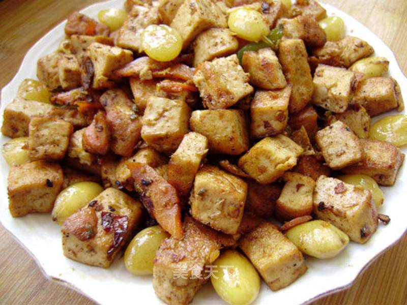 Home Cooking ---- Ginkgo Roasted Tofu