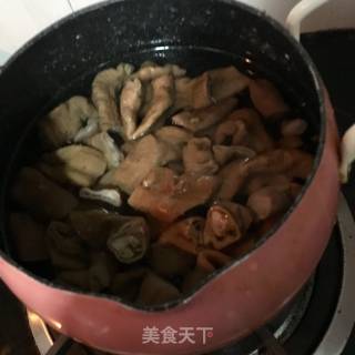 "hometown Food" Green Pepper Roasted Large Intestine recipe