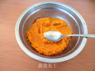 Pumpkin Double Potato Mochi recipe