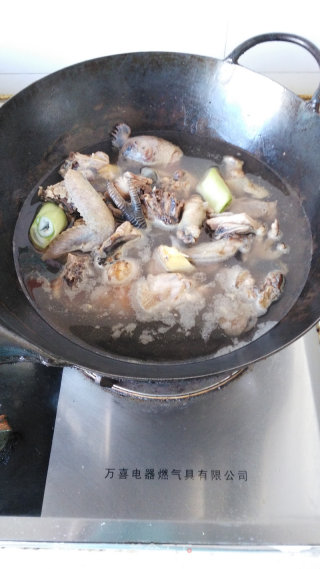 Black Chicken Soup with Chestnuts and Mushrooms recipe