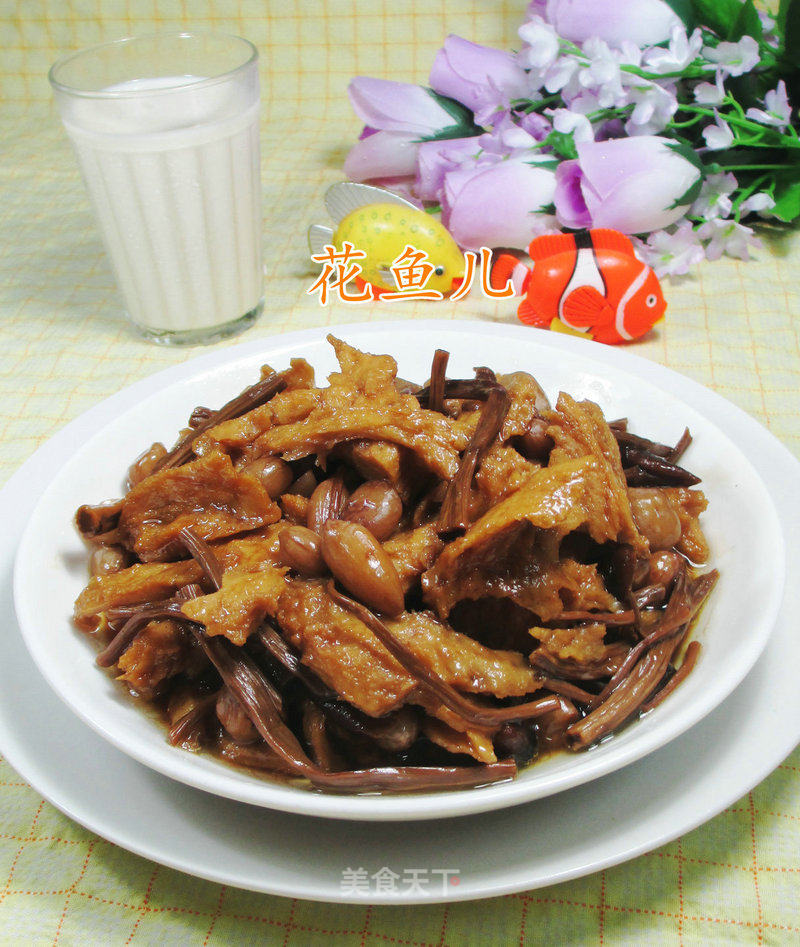 Peanut Rice Tea Tree Mushroom Baked Bran recipe