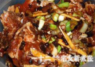 Steamed Pork Ribs with Black Bean Sauce Powder recipe