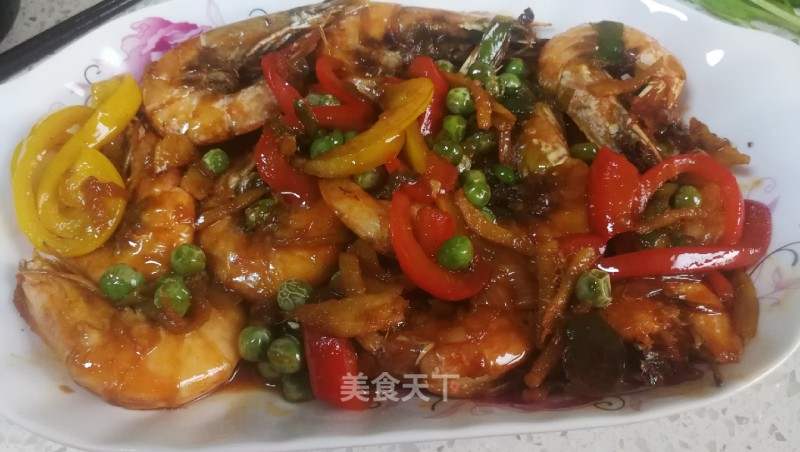 Fried Sea Prawns recipe