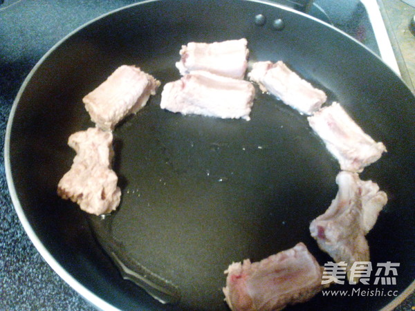 Braised Pork Ribs with Corn Beans recipe