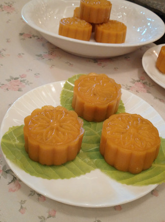 Pumpkin and Red Bean Mooncakes recipe