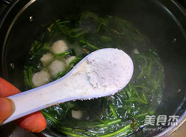 Watercress Meatball Soup recipe