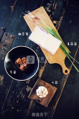 Mapo Beef Tendon Tofu recipe