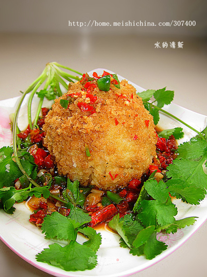 Vegetarianism-meatless Version of Steamed Lion Head recipe