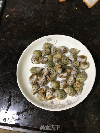 Boiled Flower Snail recipe