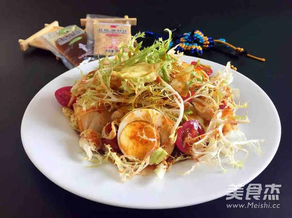 Bitter Chrysanthemum and Egg Salad recipe