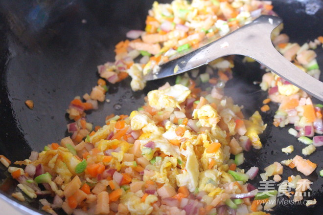 Five Egg Fried Rice recipe