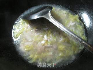 Egg White Vegetable and Rubber Fish Soup recipe