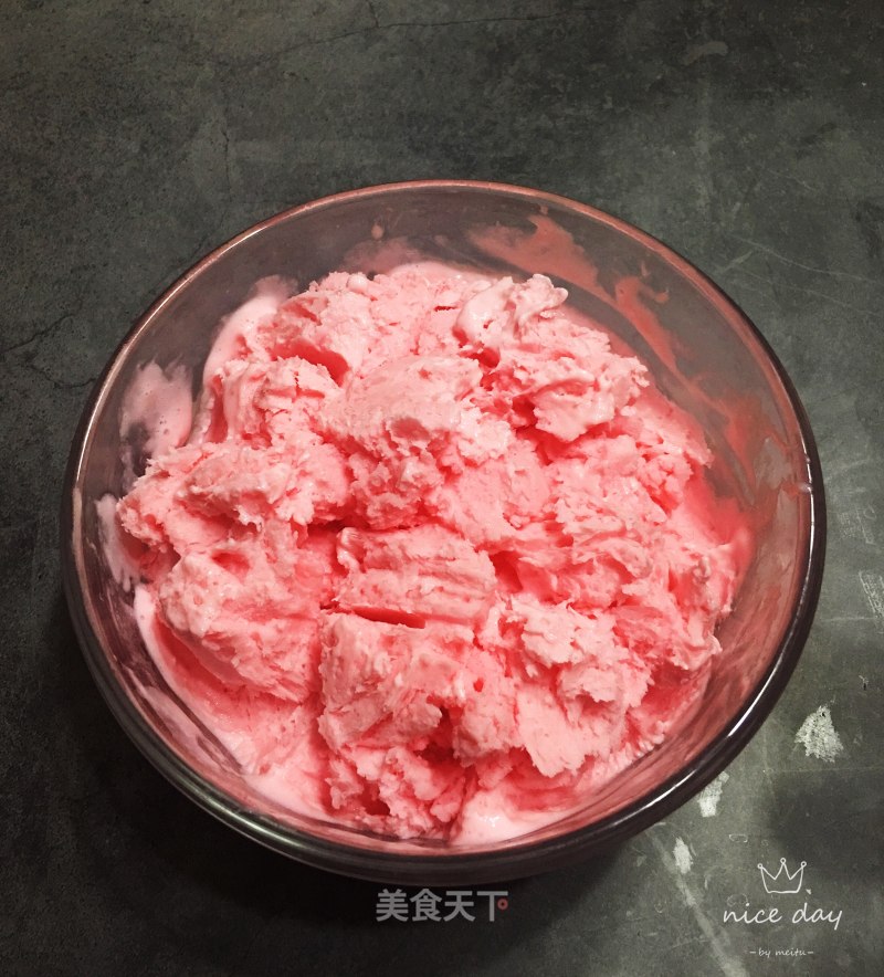 Strawberry Milk Ice Cream recipe
