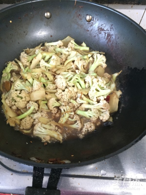 Stir-fried Cauliflower with Sauce recipe