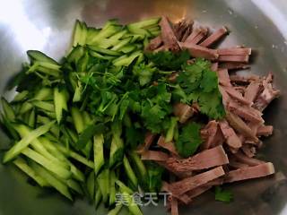 Cucumber Pork Tongue recipe