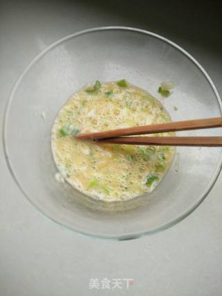 Shrimp Skin. Scrambled Eggs with Green Onions recipe
