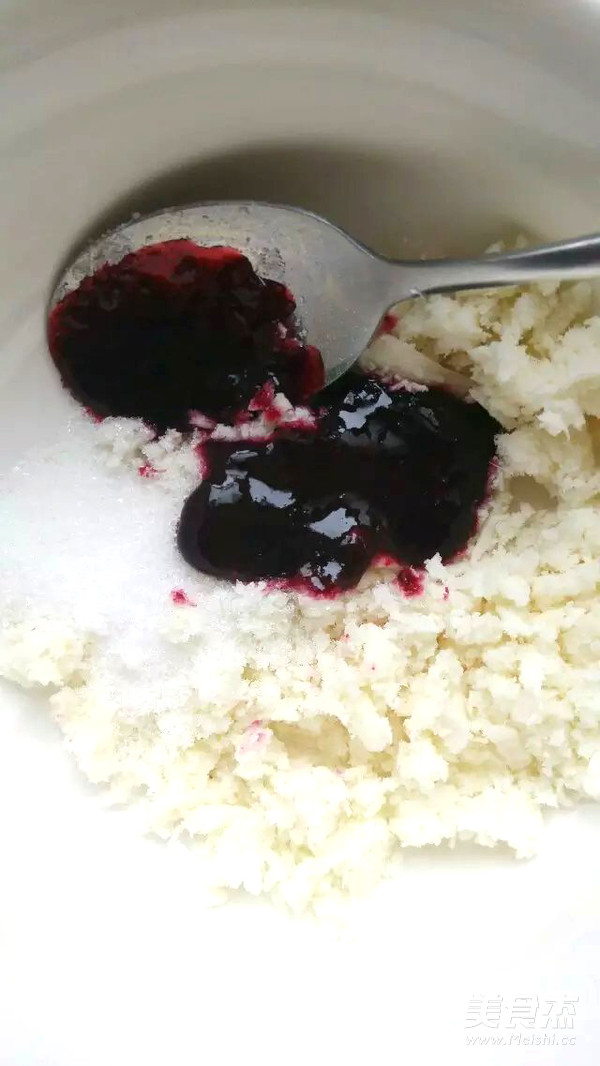 Blueberry Yam Glutinous Rice Cake recipe