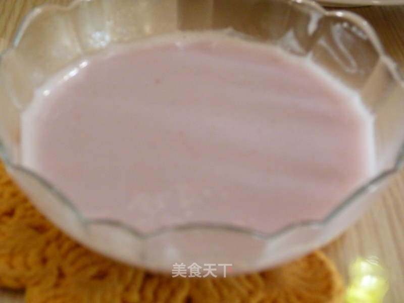 Milky Purple Sweet Potato Tremella Dew——broker’s Breakfast (2) recipe