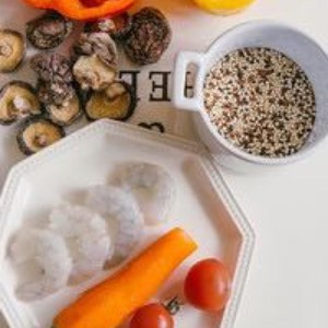 [moses. Workshop] Roasted Moses Quinoa and Shiitake Mushrooms with Colored Peppers recipe