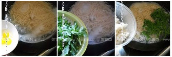 Noodles Boiled with Rice recipe