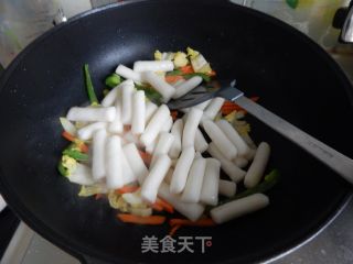 Rice Cake with Gushao Sauce recipe