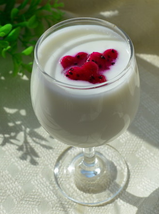 Homemade Dragon Fruit Yogurt recipe