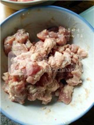 Stir-fried Diced Pork with String Beans recipe