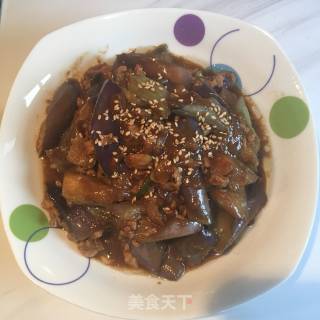 Sauce-flavored Minced Pork Stewed Eggplant recipe