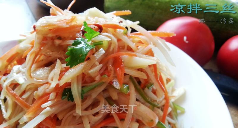 Three Threads of Cold Salad! Summer Refreshing Cold Dishes recipe