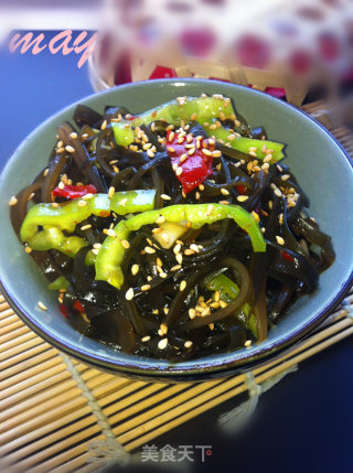 Chopped Pepper Salad with Kelp recipe