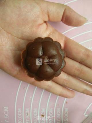 #新良首第届烤大赛# Sweet Chocolate Coconut Cranberry Mooncakes recipe